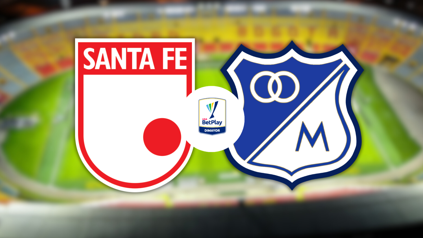 Independiente Santa Fe vs Millonarios Foto: IDRD, Escudoteca