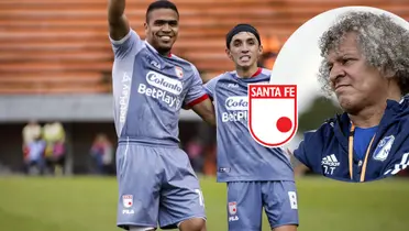 Independiente Santa Fe y Alberto Gamero Foto: Santa Fe y MFC