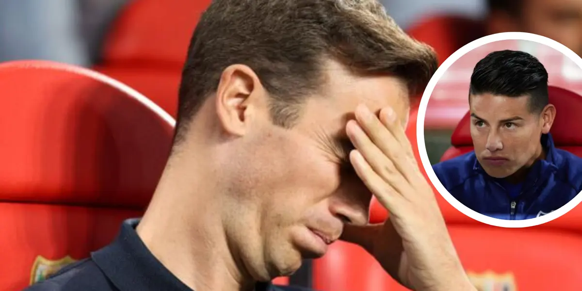 Iñigo Pérez y James Rodríguez Foto: AFP y Telemadrid