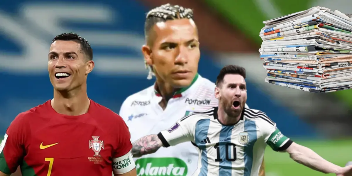 Insólita acción de Dayro Moreno contra prensa (Foto tomada de Américatv, Once Caldas, Colombia.com)