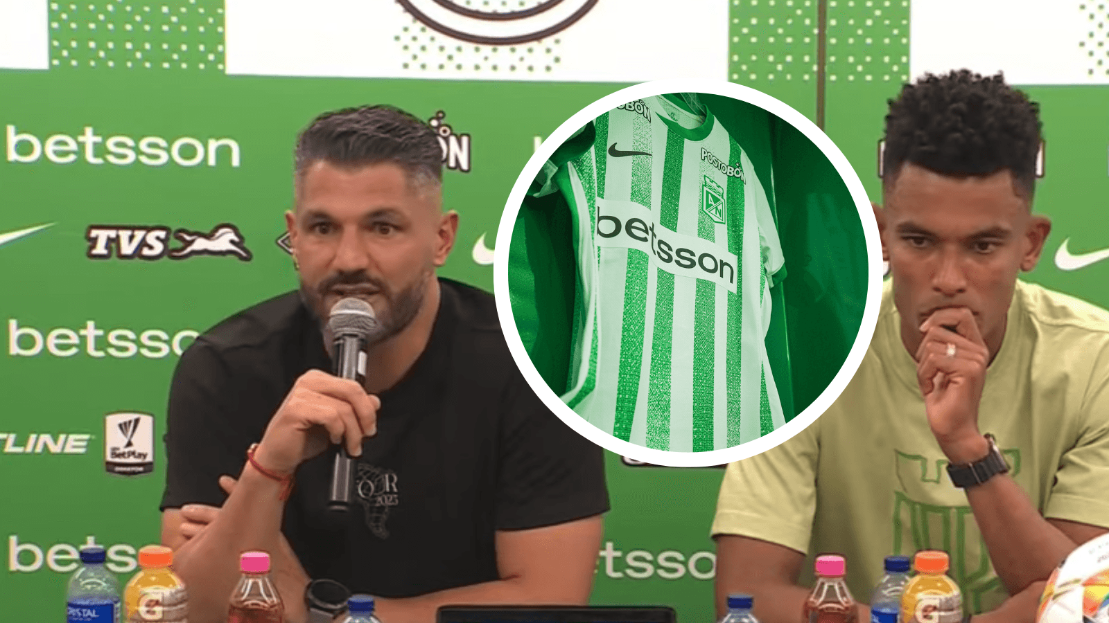¡Insólita excusa de Gandolfi! La polémica que exige su salida de Nacional. Foto: Nacionaloficial y Captura de Dimayor