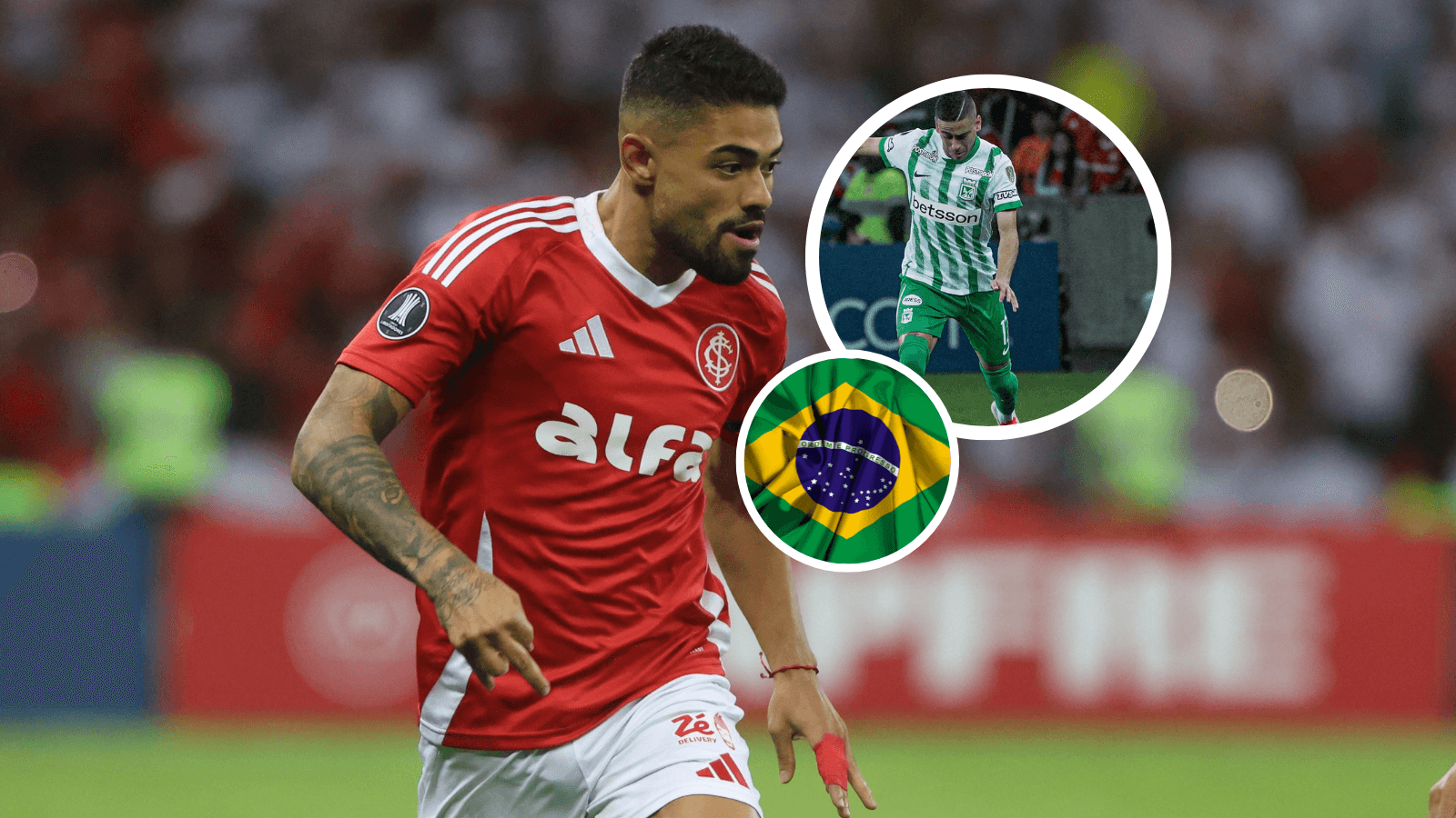 Internacional goleó a Nacional y mira lo que a esta hora titulan los medios brasileños Foto: SC Internacional, Nacionaloficial y pexels