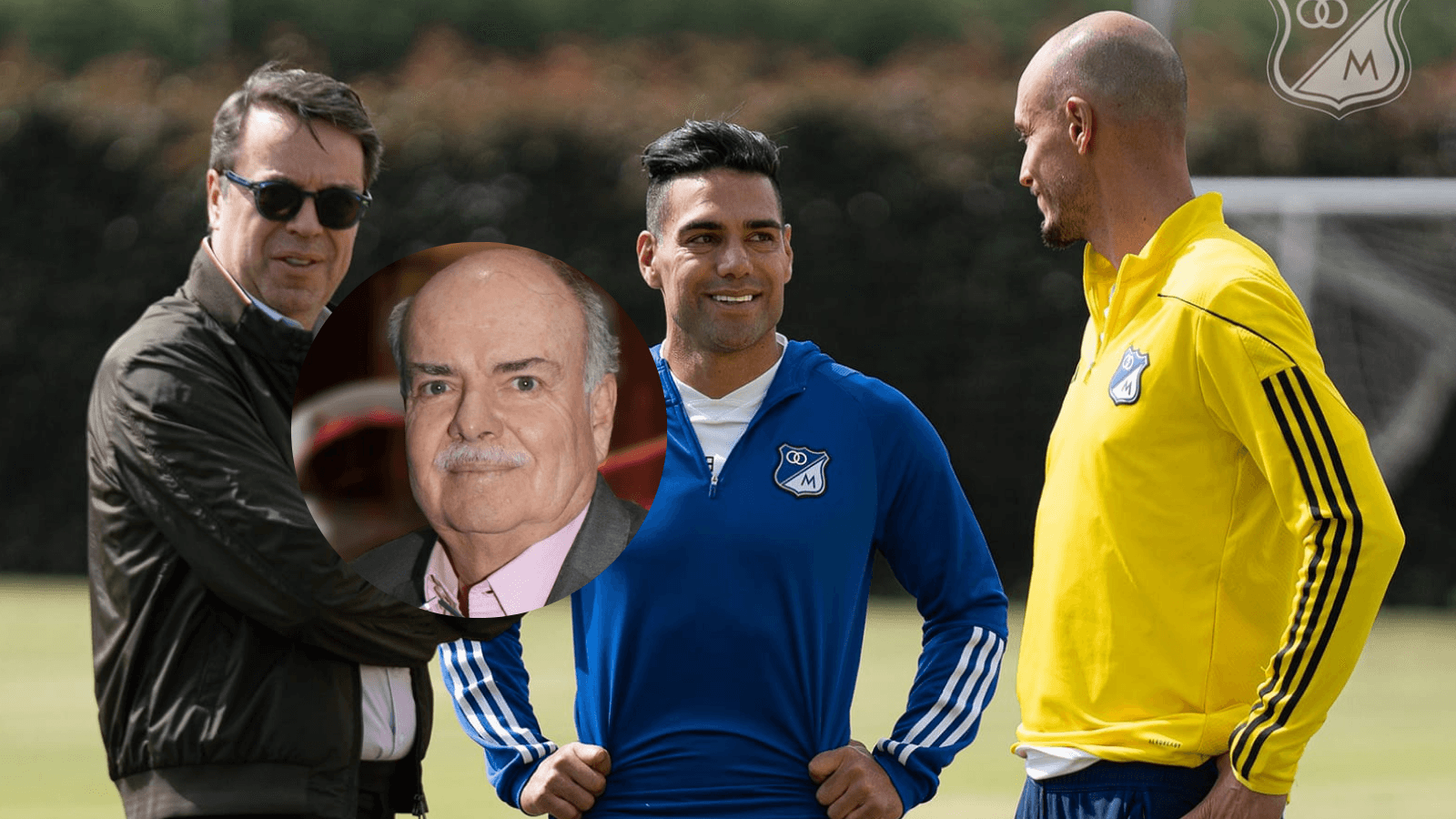 Iván Mejía, Gustavo Serpa, Falcao García y David González Foto: MFC e Ivan Mejía