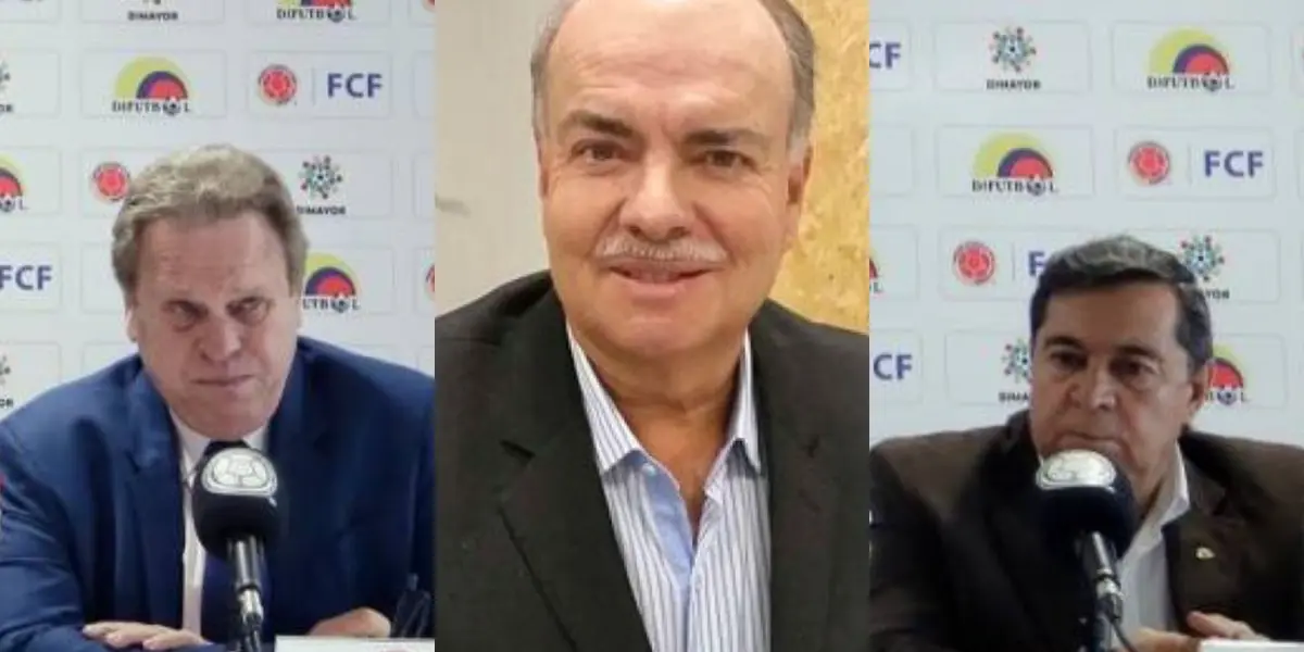 Iván Mejía le lanzó un sablazo a Ramón Jesurún y Álvaro González en la Federación Colombiana de Fútbol (FCF).