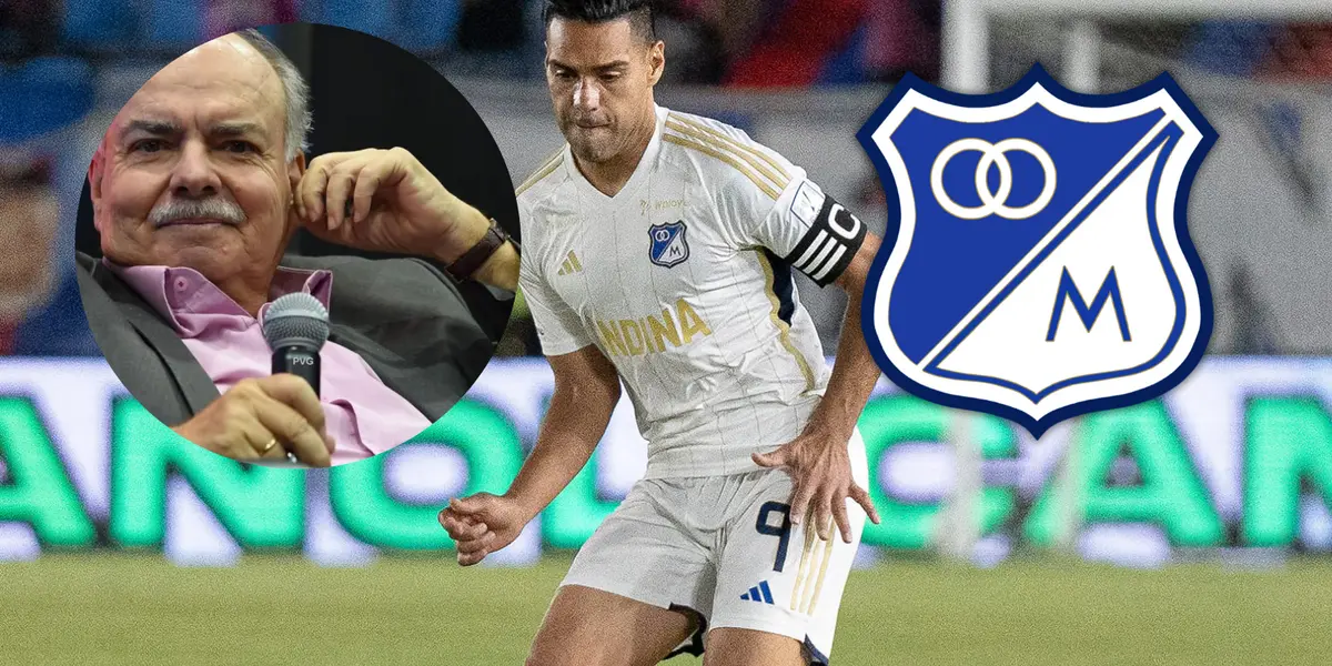 Iván Mejía y Radamel Falcao García Foto: Millonarios FC, Escudoteca y X