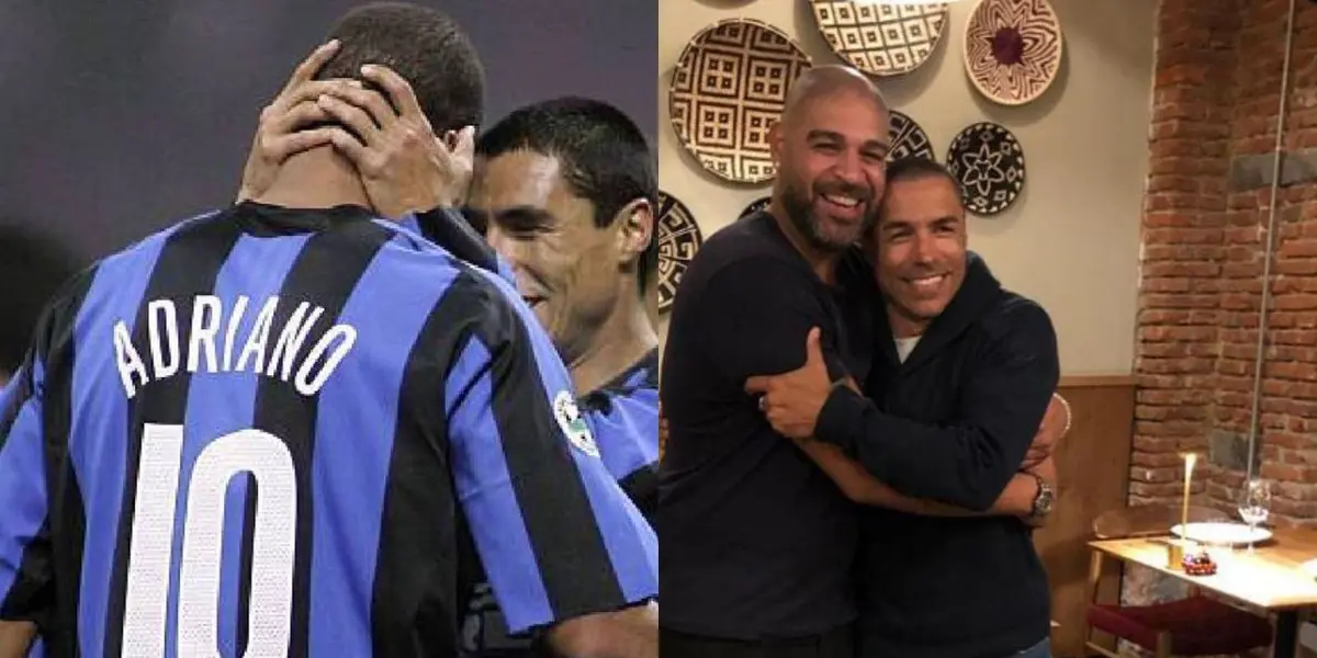 Iván Ramiro Córdoba tuvo un gran gesto con Adriano cuando el jugador tocó fondo en su época en el Inter de Milán.  