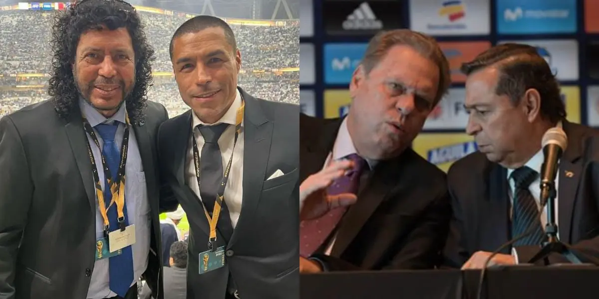 Iván Ramiro Córdoba y René Higuita recibieron muy buenos comentarios tras coincidir en el Mundial de Qatar 2022.