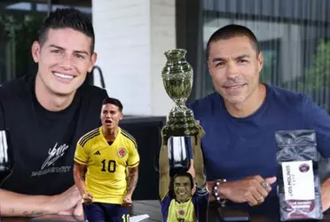 Iván Ramiro Córodb tuvo un encuentro con James Rodríguez en Colombia.
