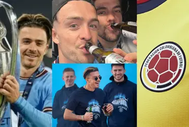 Jack Grealish lleva tres días de fiesta desde que ganó la Champions League 2023, un jugador colombiano sabe con claridad lo que es irse de fiesta de esa forma.