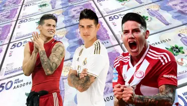 James David Rodríguez Rubio y el historial de sus sueldos desde el año 2014 hasta la actualidad