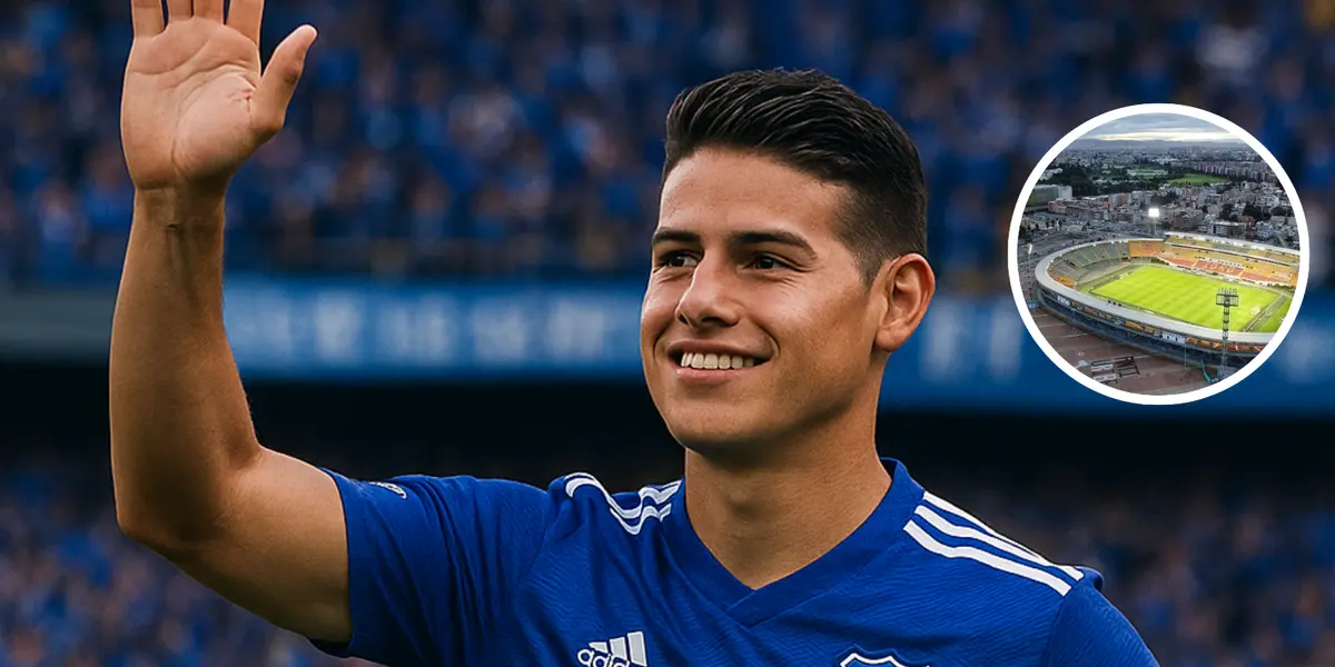 ¿James de azul? Atención a la revelación desde la dirigencia de Millonarios de cara al futuro Foto: IDRD y Chat GPT