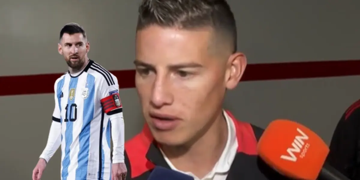 James destacó a un jugador argentino tras el partido y su nombre sorprendió a todos.  Foto: Captura de X y AFA