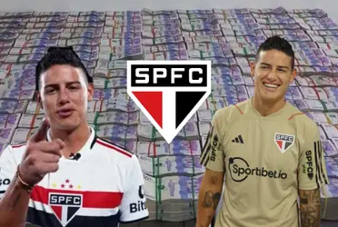 James gana $17 mil millones y se reveló la jugada de Sao Paulo para buscar dinero