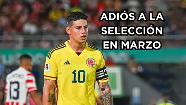 James podría estar ausente de la Selección Colombia en marzo. Foto de James tomada de Twitter @jamesdrodriguez. 