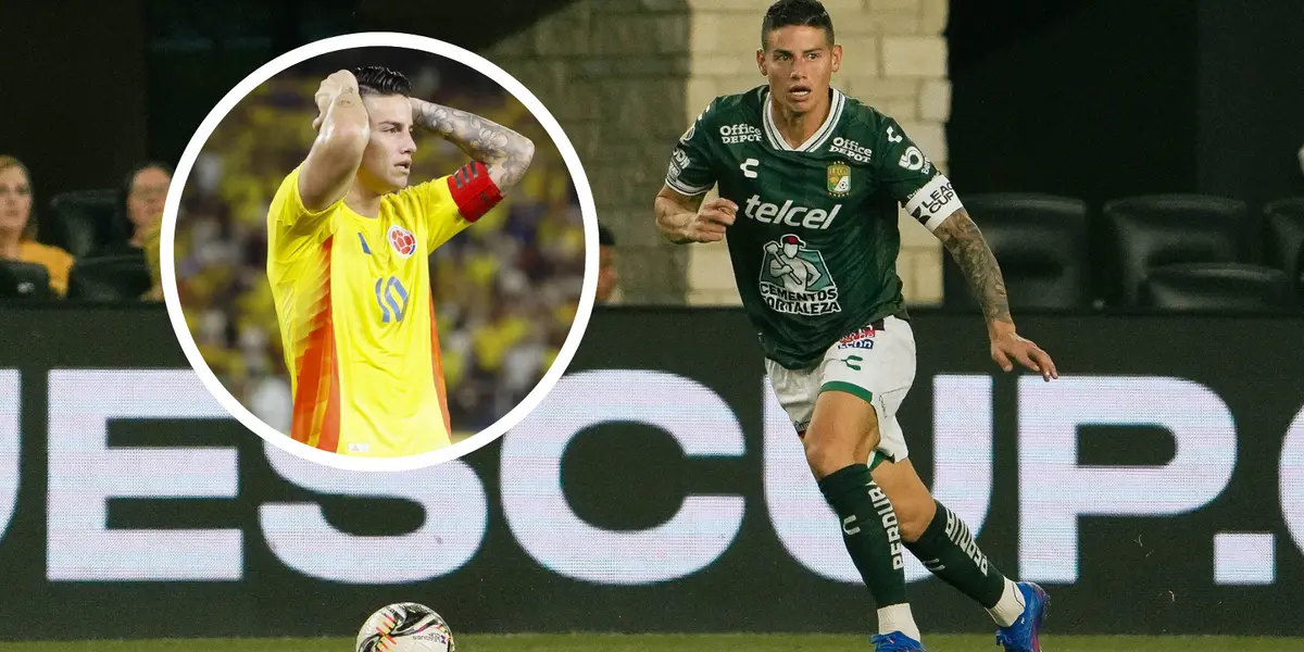James Rodríguez a la espera de su continuidad en norteamérica con el León Foto: James Rodríguez y Club León
