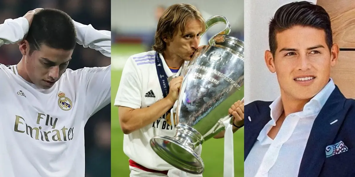 James Rodríguez alcanzó a brillar en Real Madrid y pudo ser una estrella al estilo Luka Modrić