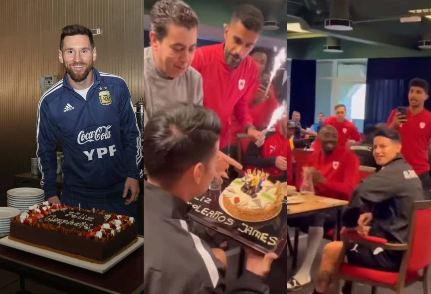 James Rodríguez celebró su cumpleaños en Qatar.