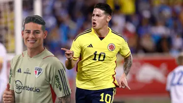 James Rodríguez con la camiseta de la Selección Colombia