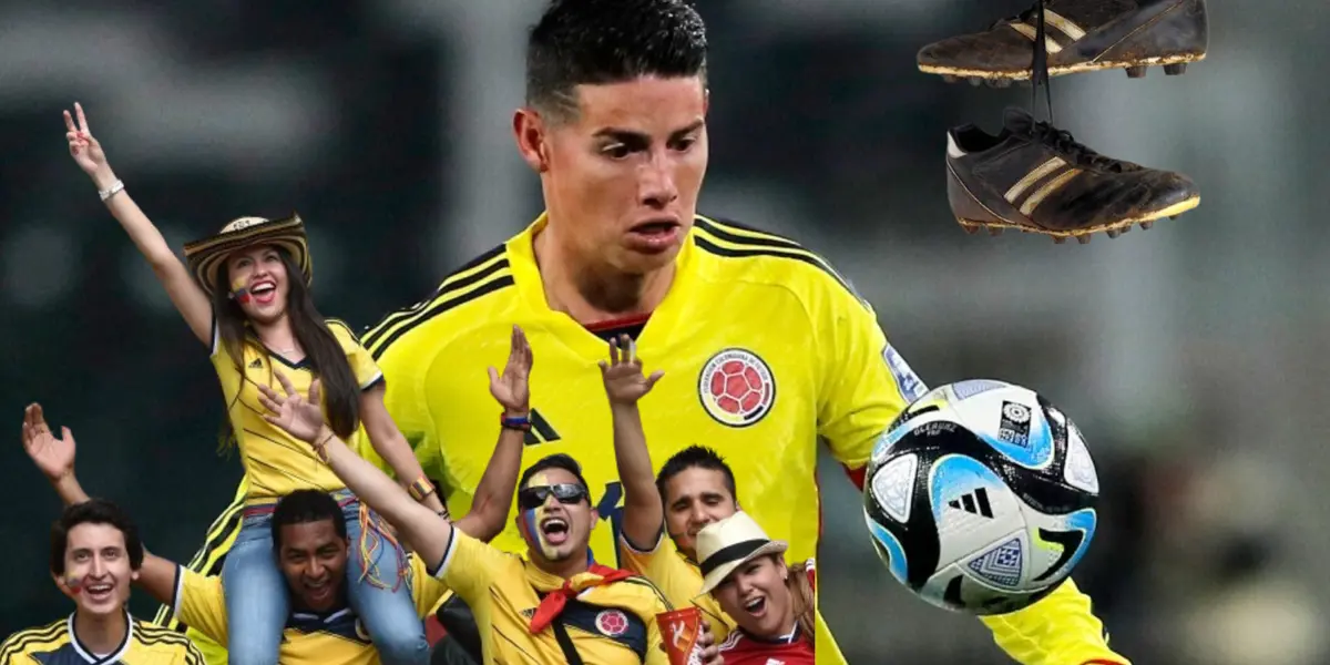 James Rodríguez con la camiseta de la Selección Colombia. FOTO: Andina