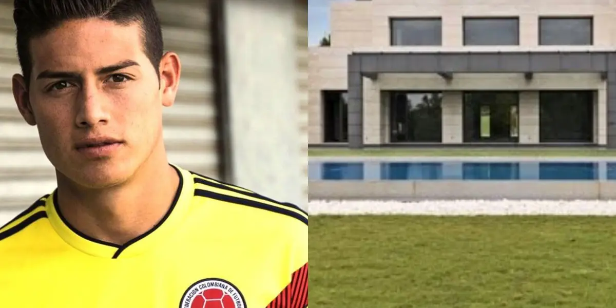 James Rodríguez aún conserva su lujosa mansión en España.