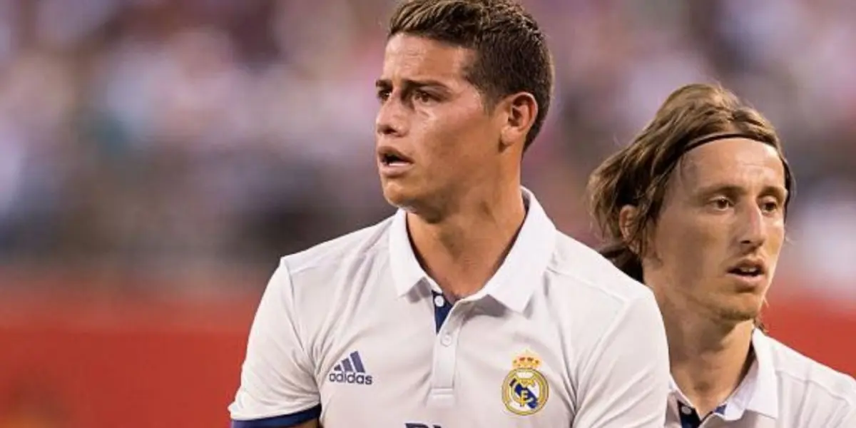 James Rodríguez dejó el Real Madrid pero sus compañeros no hicieron mayor aspaviento y esto fue lo que pasó con Modric