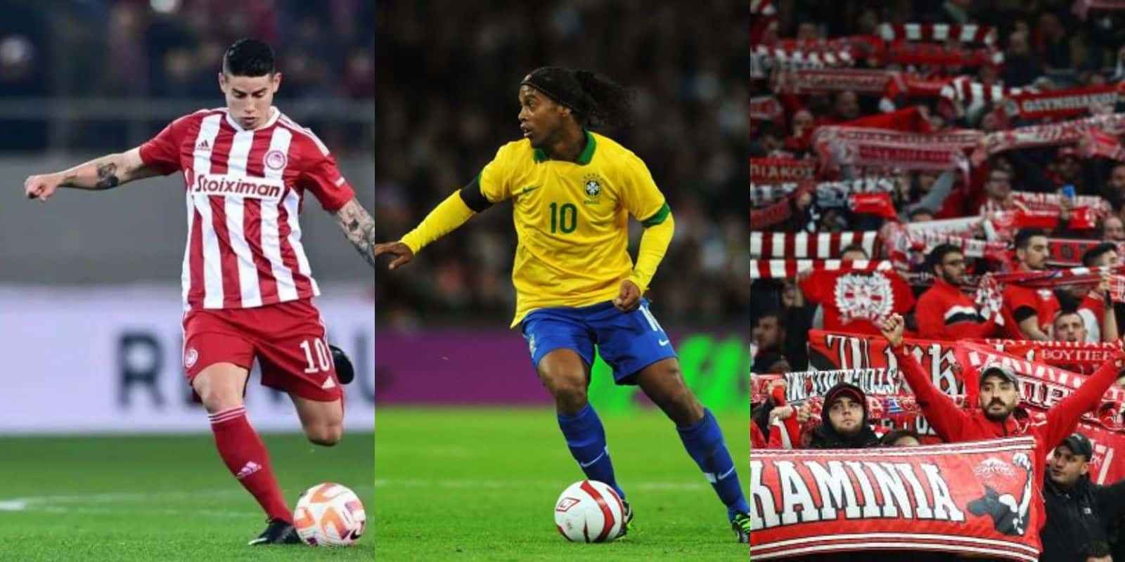 James Rodríguez deslumbró en Grecia con una jugada a lo Ronaldinho.