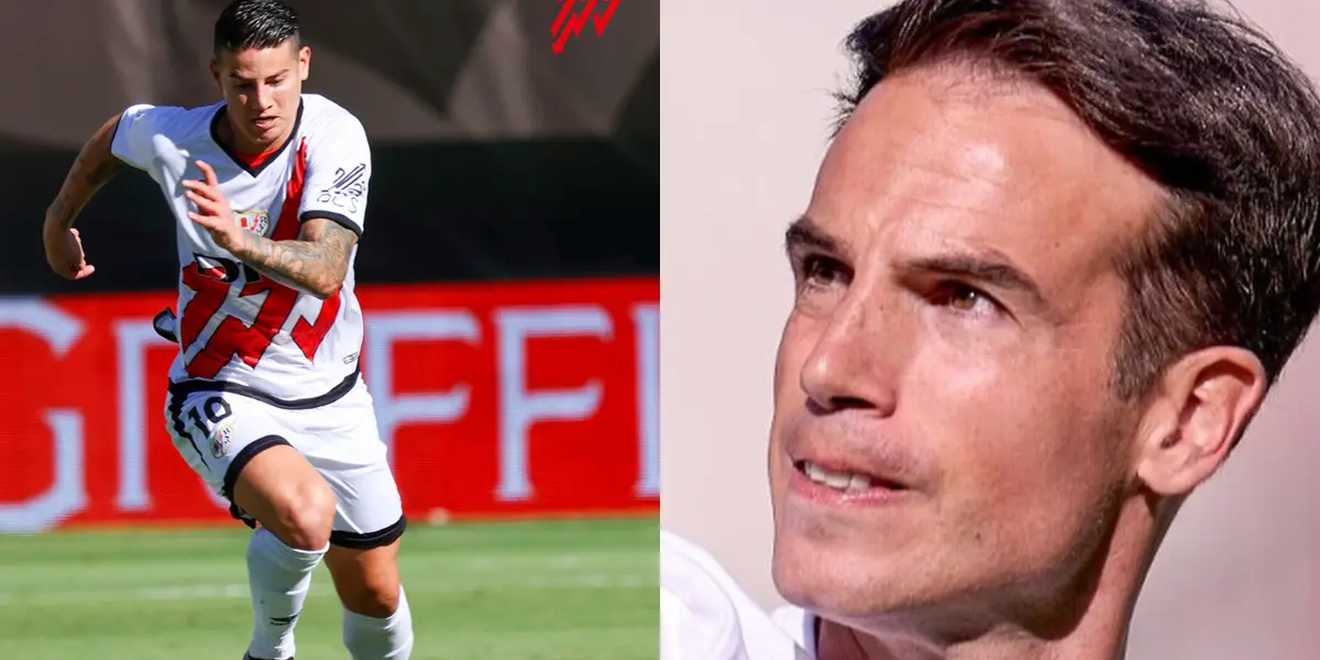 James Rodríguez e Iñigo Pérez Foto: Rayo Vallecano y La Razón