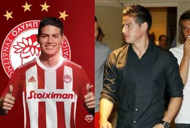James Rodríguez es oficialmente el nuevo jugador del Olympiacos de Grecia.