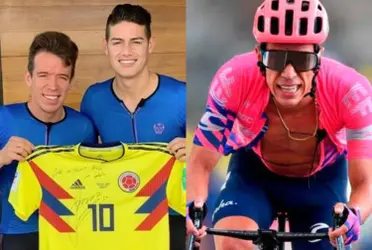 James Rodríguez es un gran aficionado a las bicicletas y tendría la misma cicla que usa el campeón colombiano Rigoberto Urán.