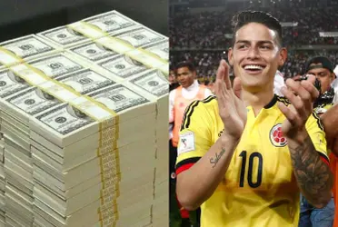 James Rodríguez está alejado del fútbol y tiene toda su atención en un negocio que le generará millones en su cuenta bancaria.