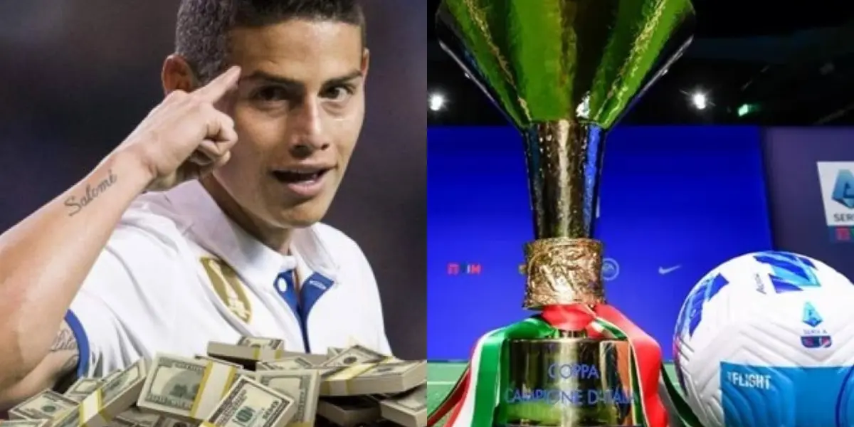 James Rodríguez está en Colombia y pudo haber estado en Italia levantando un importante título.