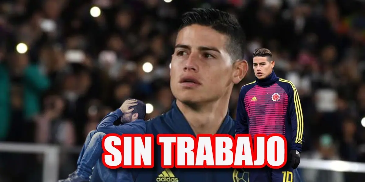 James Rodríguez está sin trabajo y el jugador en las redes sociales ha mostrado un poco de lo que hace para poder mantenerse.