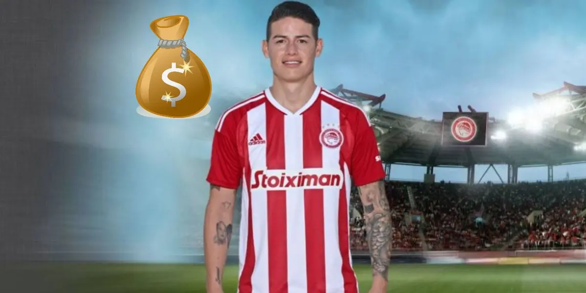 James Rodríguez estaría siendo tentado por un equipo para salir del Olympiacos de Grecia.