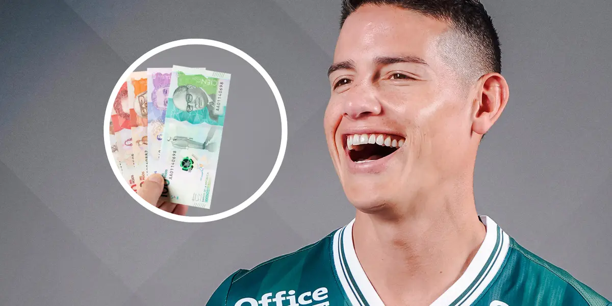 James Rodríguez estrena "playera" como dicen en México y aquí te contamos todos los detalles Foto: Club León y Bloomberg