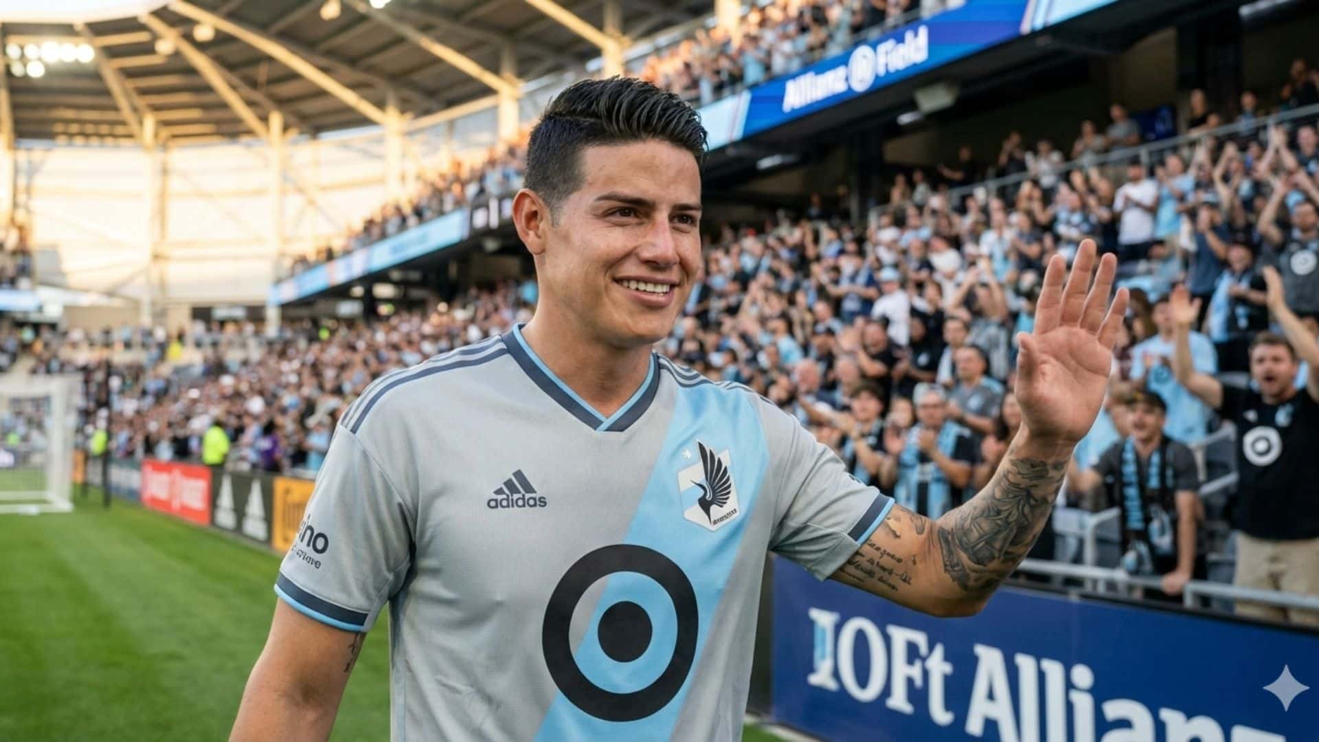James Rodríguez explicó que su salida del Bayern no fue por el tema del frio - Imagen creada con IA
