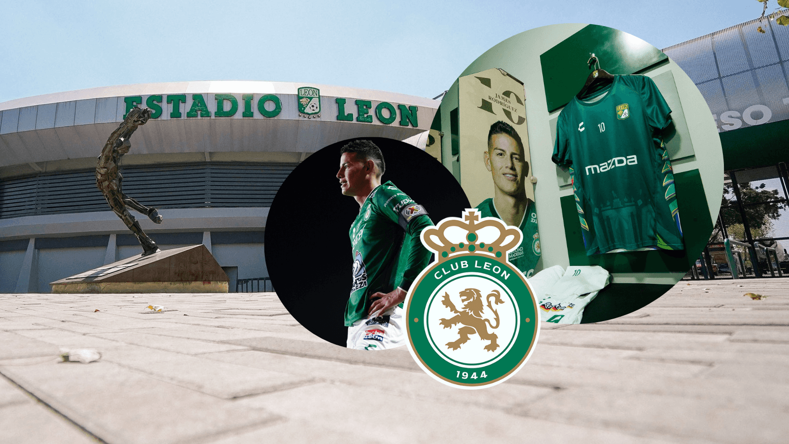 James Rodríguez Foto: Club León, Escudoteca