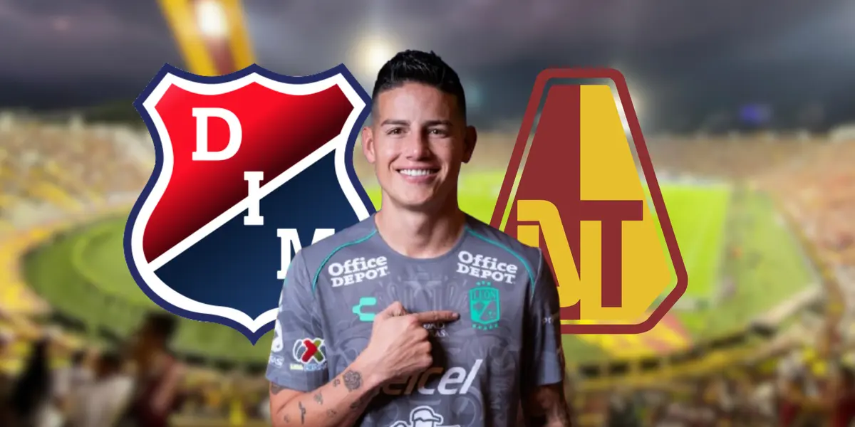 James Rodríguez Foto: Club León, Escudoteca y Deportes Tolima
