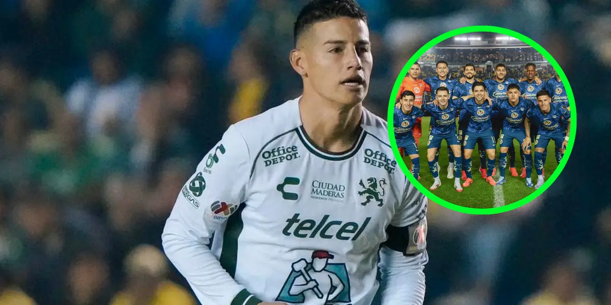 James Rodríguez Foto: Club León y Club América