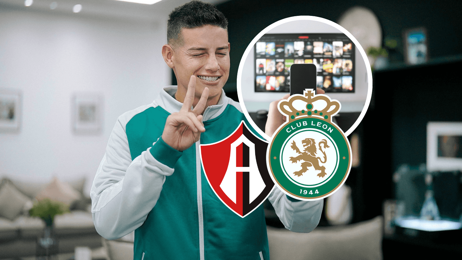 James Rodríguez Foto: Club León y Escudoteca