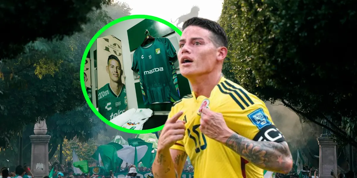 James Rodríguez Foto: Club León y FCF Selección Colombia