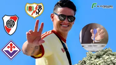 James Rodríguez Foto: Escudoreca PN, James Rodríguez Oficial y Pexels