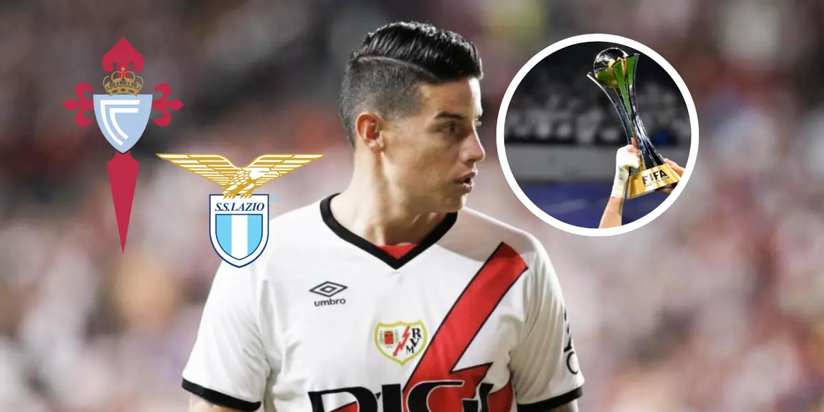 Ni Lazio ni Celta, James Rodríguez iría en 2025 a un club que jugará el Mundial de Clubes