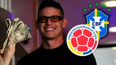 James Rodríguez Foto: FCF Selección Colombia, Escudoteca y Pexels