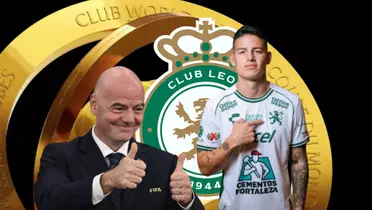 James Rodríguez Foto: FIFA y Club León