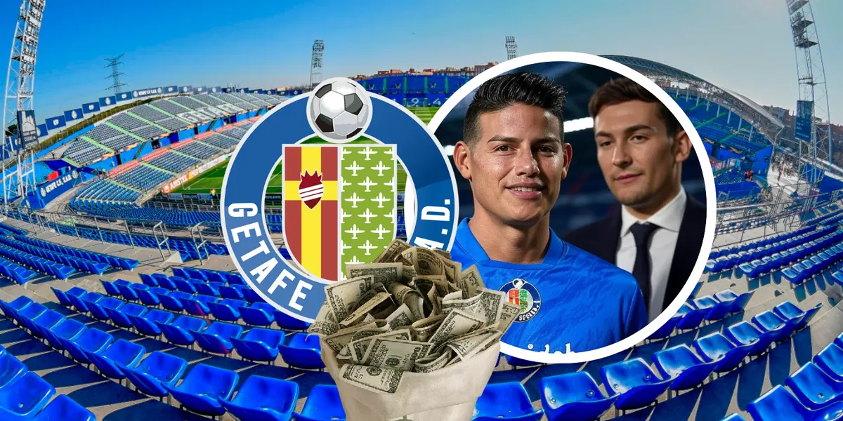 No es nada barato, mira el salario que debería pagarle Getafe si quiere a James Rodríguez