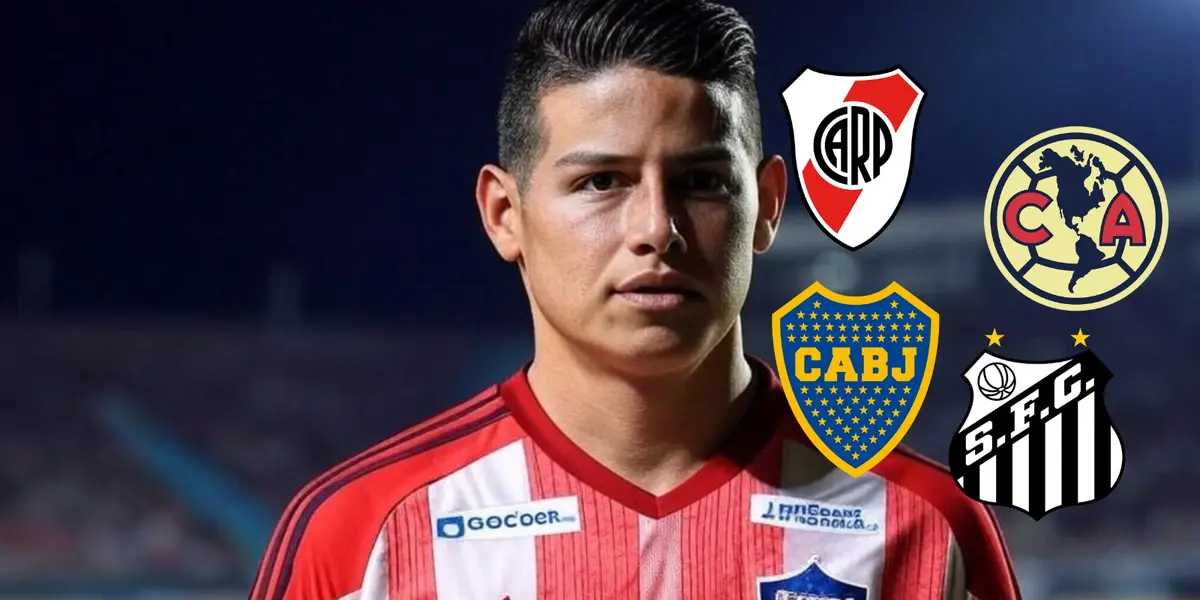 James Rodríguez Foto: Grok y Escudoteca