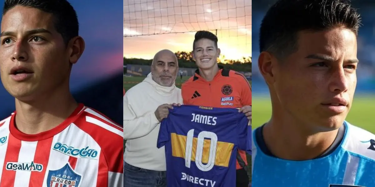 James Rodríguez Foto: Grox y Boca Juniors