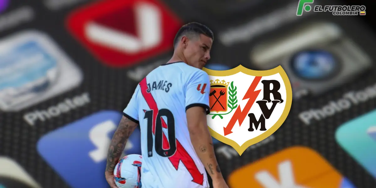 James Rodríguez Foto: Pexels, Escudoteca PN y Rayo Vallecano