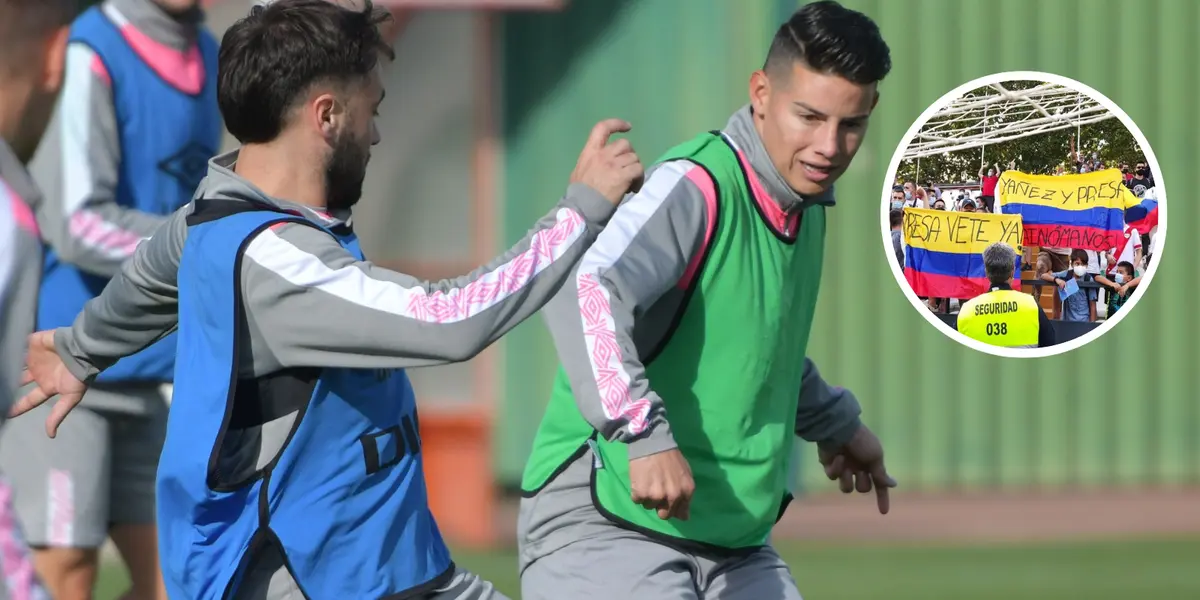 James Rodríguez Foto: Rayo Vallecano e Infobae
