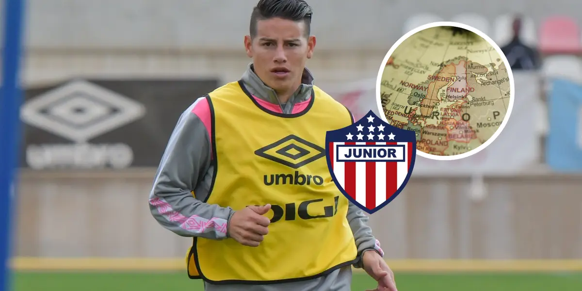 James Rodríguez Foto: Rayo Vallecano, Pexels, Escudoteca